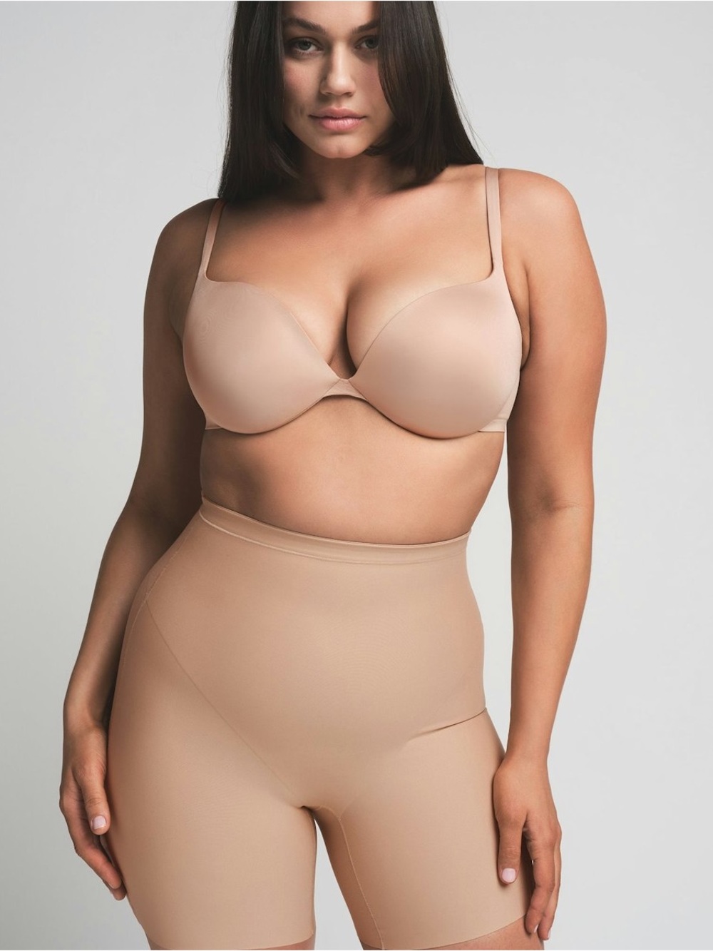 SKIMS High-Waist Shaping Short in Nude